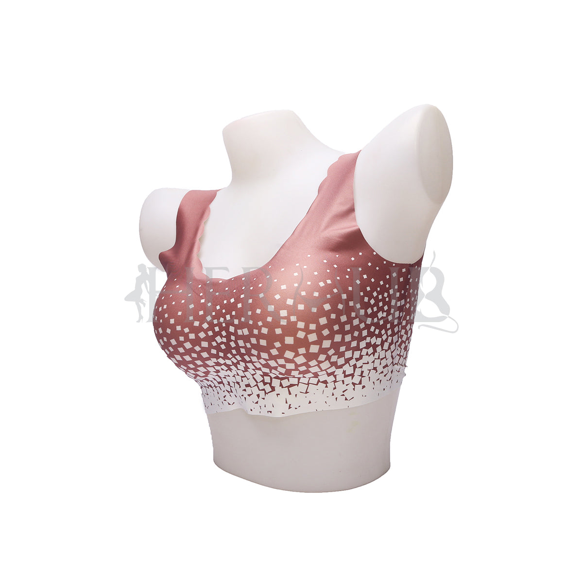 Seamless Performance Scallop Sports Bra